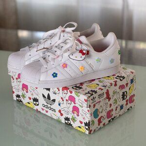 adidas x Hello Kitty Superstar J Colorful Floral Woman's 6